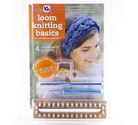 Knitting Board Basics Kit, 32 peg Wood Loom, 12" X 7"