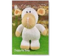 Knitting by Post Knitting Pattern Choppy The Sheep from Get Ready for Easter with Our Cute Animal Character Pattern Ready to be Knit in White and Cream