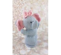 Knitting by Post Knitting Pattern Leaflet for Elephant Hand Puppet from Animal Soft Toy A5 Leaflet