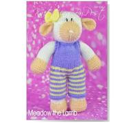 Knitting by Post Knitting Pattern Leaflet for Meadow The Lamb from Animal Soft Toy Easter A5 Leaflet
