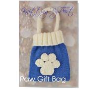 Knitting by Post Knitting Pattern Leaflet for Paw Gift Bag Animal Easter Birthday Soft Toy A5 Leaflet