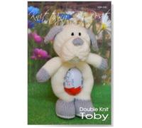 Knitting by Post Knitting Pattern Toby The Chocolate Egg Dog from