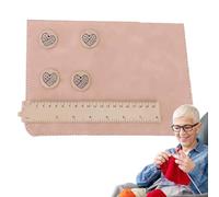 Knitting Chart Keeper - 10.24x7.09x0.79in Foldable Pattern Stand, Magnetic Line Guide, Compact Crafts Board, Portable Needlework for Support | Embroidery Crochet Stitching Sewing Workshop Progress a