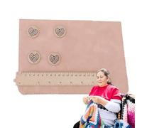 Knitting Chart Keeper - Foldable Pattern Holder, Magnetic Board | Cross Line Organizer, Versatile Storage Bag Design, Lightweight Portable Craft Tool Needlework Project Tracking Usage