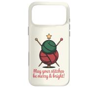 Knitting Christmas Tree Stitches Merry and Bright Case for iPhone 17 Pro Max