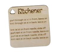 Knitting Crochet Gauge Wooden Guide Knitting Tool for Spinners