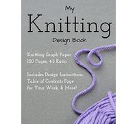 Knitting Design Graph Paper Book 4:5 Ratio 120 Pages