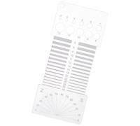 Knitting Gauge - Measuring Spinner Ruler for Crochet,High Precision Knitting Gauge | for Beginners Hobbyists Home Studio Handcrafts Workshop