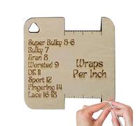 Knitting Gauge Ruler, Knitting Needle Gauge | Wooden Knitting Sewing Tool Knitting Gauge Tool - Handy Knitting Accessories Sewing Measuring Gauge for Measuring