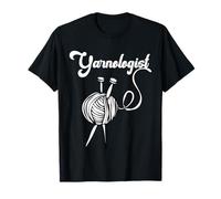 Knitting Gift T Shirt Knitters Yarn Wool Needles Yarnologist T-Shirt
