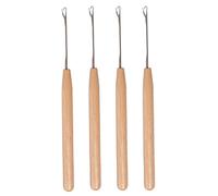Knitting Hook Set | Snap Sewing Tool - 4 Pieces Metal Knitting Crochet Hook with Thread - For Women Mom Weaving Mending Jewelry Weave Crafts