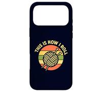 Knitting How I Roll Retro Yarn Ball Needles Funny Case for iPhone 17 Pro Max