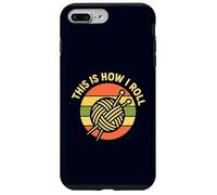Knitting How I Roll Retro Yarn Ball Needles Funny Case for iPhone 7 Plus/8 Plus