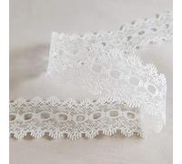 Knitting in Eyelet Lace (All White, 25 metres)