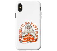 Knitting Is My Creative Haven Grandma Knitter Case for iPhone X/XS