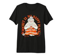 Knitting is My Creative Haven Grandma Knitter Premium T-Shirt