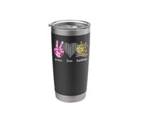 Knitting Knitter Peace Love Knitting Stainless Steel Insulated Tumbler