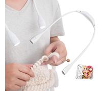 Knitting Lights - Hands-Free Neck LED Lamp, Portable USB Craft Light, Adjustable Brightness for Knitting, Crochet, Reading, and DIY Projects for Camping Living Room Bedside Hobby Use
