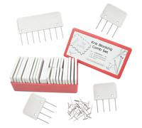 Knitting Lock Combs: 25 Pieces Knitting Comb Set, Stainless Steel Edge Shaping Device, Craft Kit with 100 T Pins | Reliable Support for Knitting