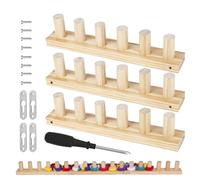 Knitting Loom For Blankets - 35" Wooden Crochet Loom - Thick Weaving Tool | For Crochet Bed Sofa Living Room Home Decor Autumn Kids Adults