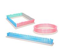 Knitting Loom, Knitting Machine Multi Function Knit Weaving Loom Kit Loom Knitting Knitting Loom Kit with Five Graphics for Hat Scarf Manual ABS Plastic Knitting Tool