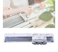 Knitting Machine, 200 Stitches Automatic Knitting Machine with Accessories, 4.5mm Gauge, 0-10 Adjustable Weave Density, Easy for Knitting Clubs