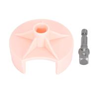 Knitting Machine Adapter Quick Knit, Power Drill Attachment for Circular, DIY Needle Crochet Machine Adapter with Hex Bit, Replacement Crank Handle for 22/40/48 Needle Knittin (Pink)