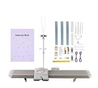 Knitting Machine and Accessories, LK150 Medium Gauge 65.5mm Plastic Household Knitting Machine with Accessories Household Sewing Tool Set