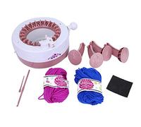 Knitting Machine DIY Hand Weaving 22 Needles Knitting Board Rotating Knitting Loom Machine Kit Smart Weaving Machine for Woven Scarves Hats Socks