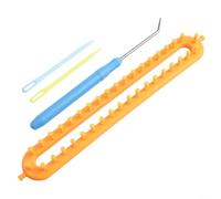 Knitting Machine Kit Set for Scarves with Sewing Needles and Crochet Tools for Handmade Knitwear Including Sweaters and Jackets (36cm)