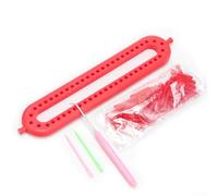 Knitting Machine Kit Set for Scarves with Sewing Needles and Crochet Tools for Handmade Knitwear Including Sweaters and Jackets (25cm)