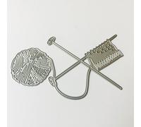 Knitting Mother Day's Gifts Cutting Dies Stencil Photo Album Decor Card Making Embossing Stencils Letters