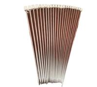 Knitting Needle 11PCS 25cm/35cm Stainless Steel Single Pointed Knitting Needles Crochet Hook Tool Craft Set 2.0mm-8.0mm(35cm)