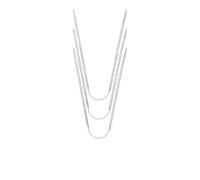 Knitting Needle 3pcs/Set Circular Knit Needles Knitting Metal Cable Set Sweaters Hats Sleeves Socks Accessories(2.5mm)