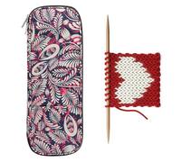 Knitting Needle Bag - 40 cm Storage Bag for Knitting Needles & Crochet Hooks | Carrying Bag for Knitting Accessories, Circular Knitting Needles & Hooks | Travel Knitting Bag for Beginners