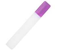 Knitting Needle Case 16.1x2.4x1.6 Inch, Transparent Plastic Sealed Purple Storage DIY Needle Holder for Sewing Embroidery