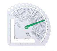 Knitting Needle Gauge Ruler Plastic Measuring Tool