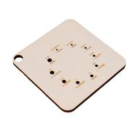 Knitting Needle Gauge Wood Ruler Tool Weaving Measuring Knitters Crochet Accessories Square With Scale