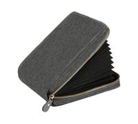 Knitting Needles Organizer - Round Storage Pouch, Portable Fabric Pouch 13.5x5x20cm Black Khaki | Crochet Gear Holder Travel Compartment System Craft Supplies Carry SolutionMaker Accessories