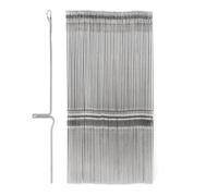 Knitting Needles, Premium Stainless Steel Sewing Machine Needle Set with Smooth Glide for Wool Fabric, 50pcs Stainless Steel Needles for KH585 KH587 KH588 KH601 KH710 KH800 KH801 Knitting Machines