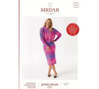 Knitting Pattern 10842 - Jewelspun Ombre Aran