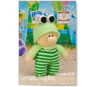 Knitting Pattern - Fantastic Frog Boy from Knitting by Post - UK Knitting Pattern. Toad