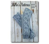 Knitting Pattern for Adults Fingerless Gloves, Finger Less Mitts Pattern, Aran Yarn, Knitted Straight, This is NOT A Pair of Fingerless Gloves, This is one Pattern, Booklet, KP470