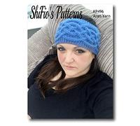 Knitting Pattern for Adults Headband in Aran Yarn - Paper Booklet - KP496