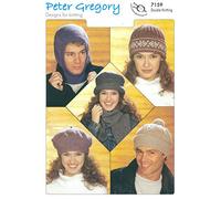 Knitting Pattern for Adult's Winterwear, Create 5 Different Designs Including: Balaclavas, Hats and Scarves. Pattern Number: 7159