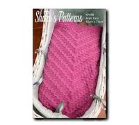 Knitting Pattern for Babies Aran Blanket, Easy Baby Blanket Knitting Pattern, Aran Yarn Baby Afghan Knitting Pattern, Finished Measurements 65cm x 71cm, KP598
