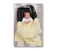 Knitting Pattern for Babies Blanket In Double Knitting, Baby Afghan Pattern, Baby Knitting Pattern, Pattern Double Knitting Yarn, DK, KP622