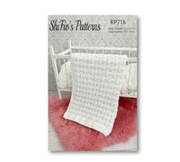 Knitting Pattern for Babys Blanket, Two Sizes, Small Blanket 62 x 67cm Large Blanket 70 x 77cm, KP716