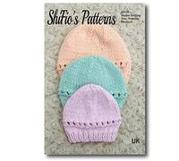 Knitting Pattern for Preemie Baby Hats, Sizes are Tiny, Premature and New Born, Made in Double Knitting Yarn, Double Knitting Baby Pattern, 3 Sizes, KP530