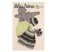 Knitting Pattern for Romper Suit, Cardigan, Hat and Matching Booties, Baby Knitting Pattern, Baby Double Knitting Pattern, 0 to 3 Months, Double Knitting, KP602